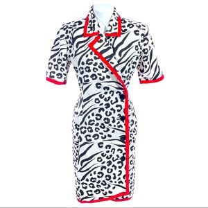 Zebra Print Dress by Lilie Rubin Sz. 12 💥SALE💥